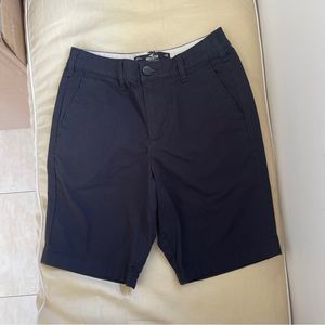 Hollister 26 x 9" black Epic Flex Chino Shorts